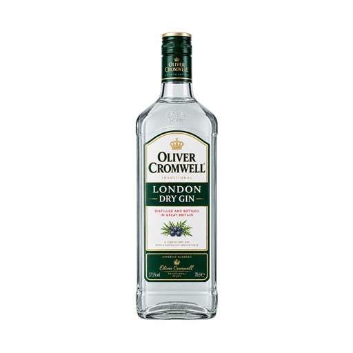 Oliver cromwell London Dry Gin — app catalog bottle illustration