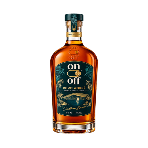 on off Rhum Ambré — app catalog bottle illustration