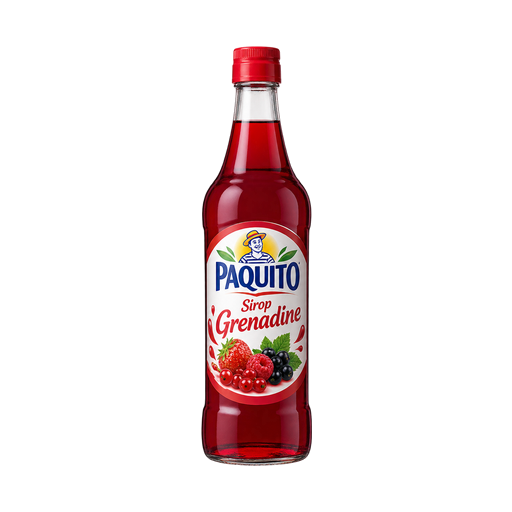 Paquito Sirop Grenadine — app catalog bottle illustration