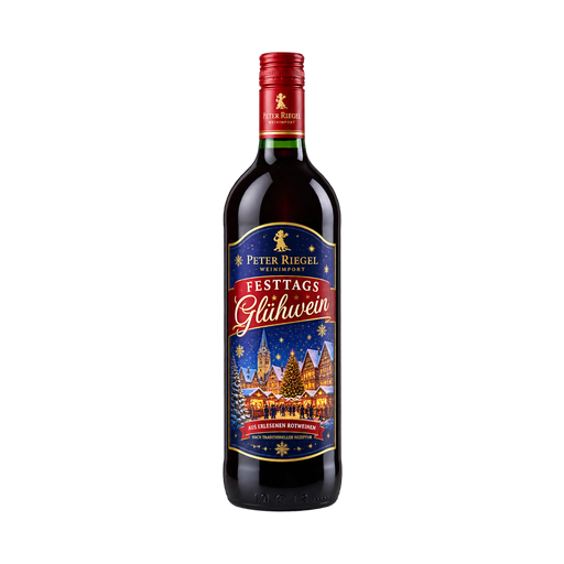 Riegel Festtags Glühwein — app catalog bottle illustration