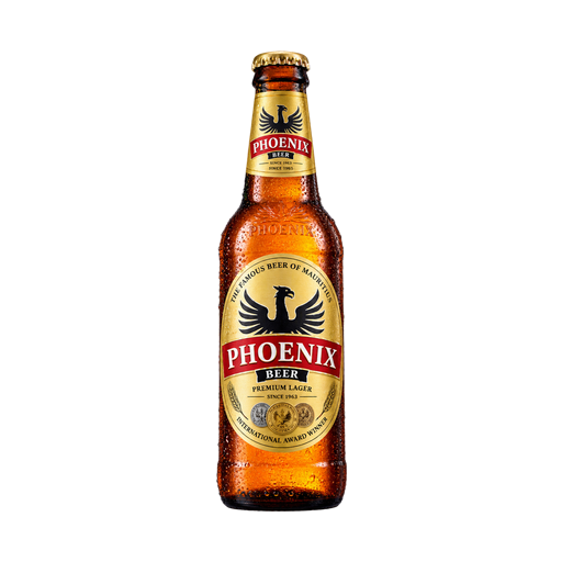 Phoenix Beer — app catalog bottle illustration