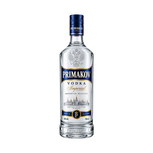 PRIMAKOV VODKA Imperial IMPORTED QUALITY — app catalog bottle illustration