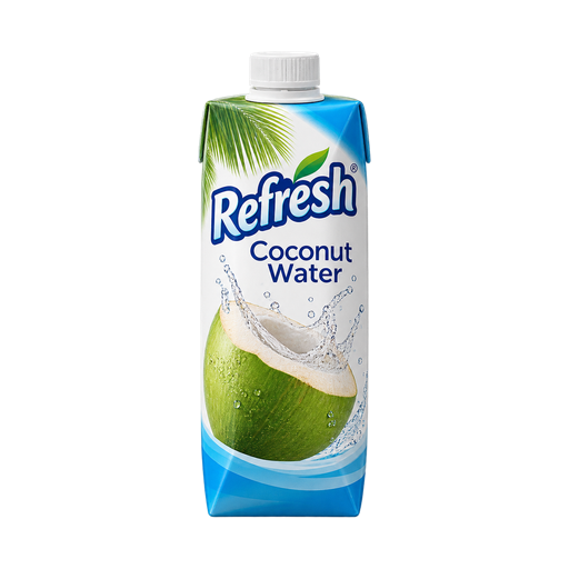 Refresh Coconut Water — app catalog bottle illustration