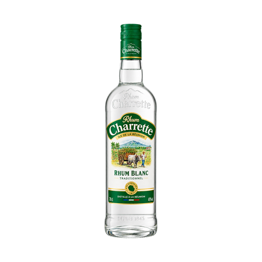 Rhum blanc Charrette — app catalog bottle illustration