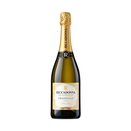 Riccadonna Prosecco extra dry — app catalog bottle illustration