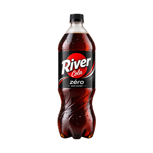 River Cola zéro — app catalog bottle illustration