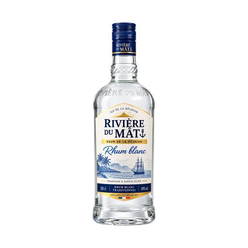 RIVIÈRE DU MAT Rhum blanc — app catalog bottle illustration