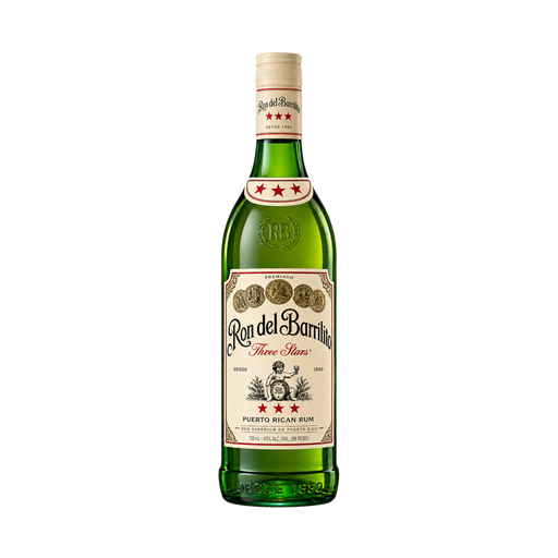 Ron del Barrilito Three Stars — app catalog bottle illustration