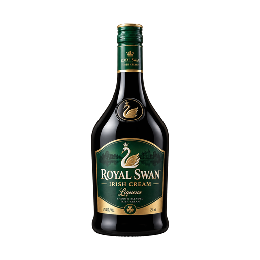 Royal Swan Irish cream liquor — app catalog bottle illustration