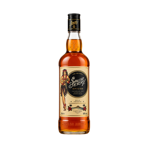 Sailor Jerry Spiced Carribean Rum — app catalog bottle illustration
