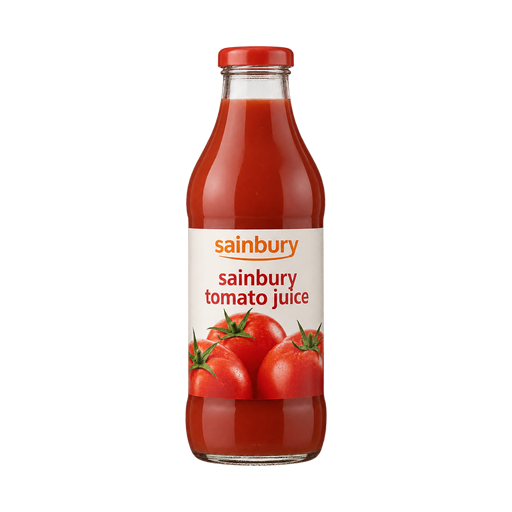 sainbury tomato juice — app catalog bottle illustration
