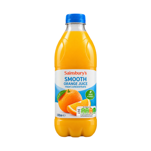 Sainsburys Smooth Orange Juice from Concentrate — app catalog bottle illustration