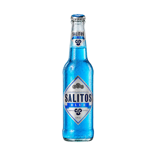 salitos blue Cerveza — app catalog bottle illustration