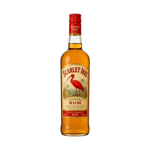 Scarlet Ibis Trinidad Rum — app catalog bottle illustration