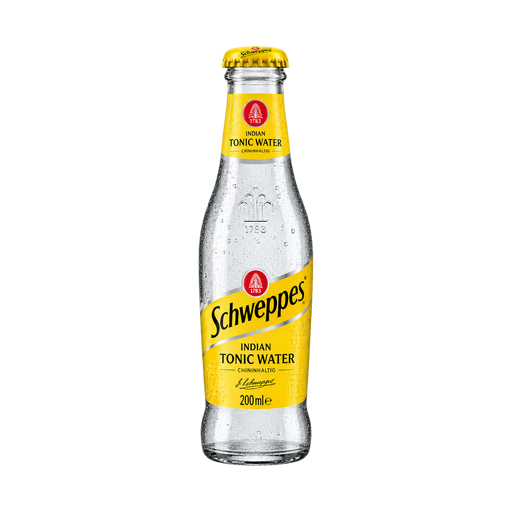 Schweppes Indian Tonic Water — app catalog bottle illustration
