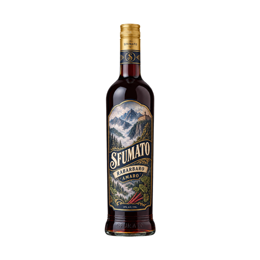 Sfumato Rabarbaro Amaro — app catalog bottle illustration