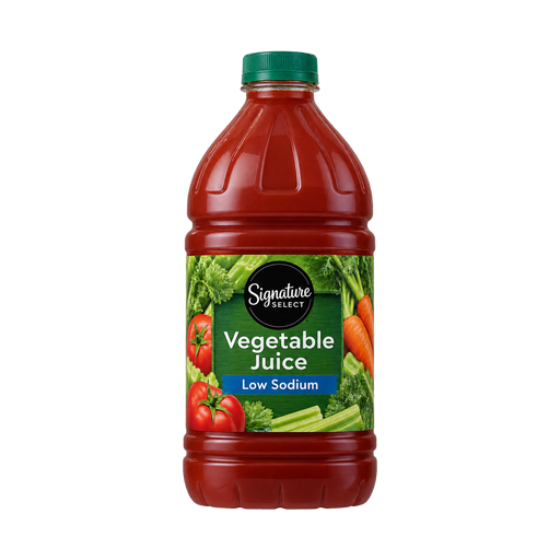 Signature Select Vegetable Juice Low Sodium — app catalog bottle illustration