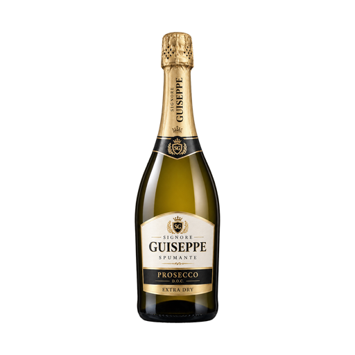 Signore Guiseppe Spumante Prosecco D.O.C. Extra dry — app catalog bottle illustration