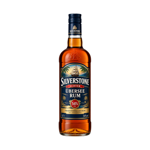 Silverstone Echter Übersee Rum 54% — app catalog bottle illustration