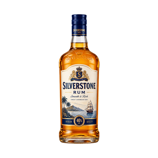 Silverstone Rum — app catalog bottle illustration