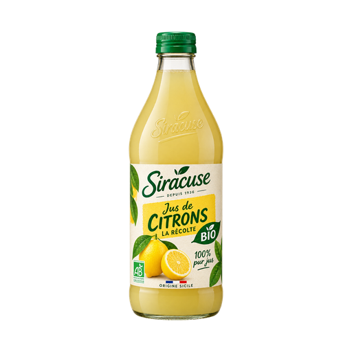 Siracuse Jus de citrons la recolte bio — app catalog bottle illustration