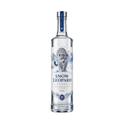 Snow Leopard Vodka — app catalog bottle illustration