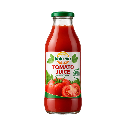Solevita Tomato Juice — app catalog bottle illustration