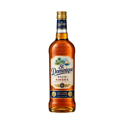 St Dominique Rhum ambré — app catalog bottle illustration