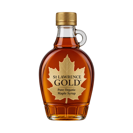 St LAWRENCE GOLD Pure Organic Maple Syrup — app catalog bottle illustration