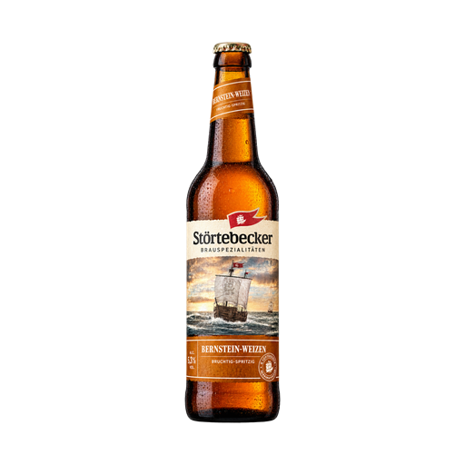 Störtebecker BRAUSPEZIALITÄTEN Bernstein-Weizen — app catalog bottle illustration