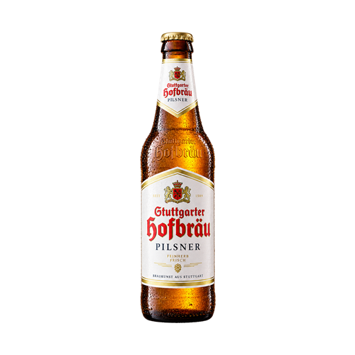 Stuttgarter Hofbräu Pilsner — app catalog bottle illustration
