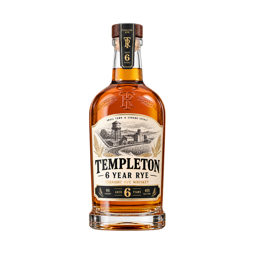 Templeton 6 Year Rye — app catalog bottle illustration