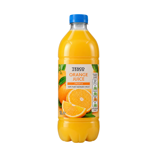 Tesco Orange juice — app catalog bottle illustration
