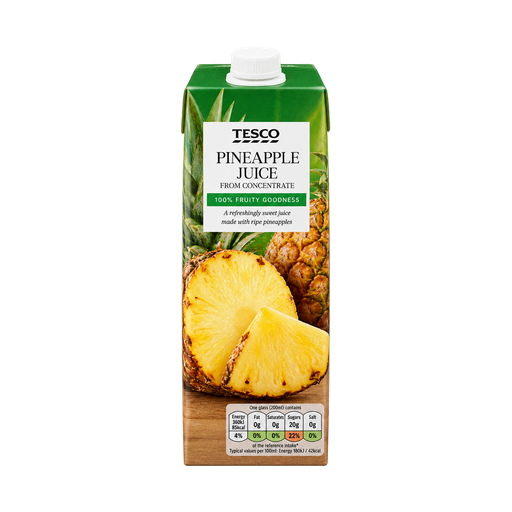 Tesco Pineapple juice from concentrate — app catalog bottle illustration