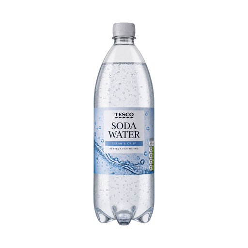 Tesco soda water — app catalog bottle illustration