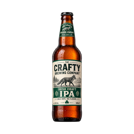 The Crafty Brewing Company Irish Craft IPA — app catalog bottle illustration