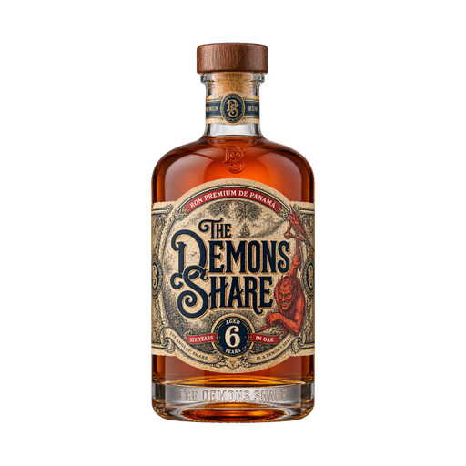 The Demons Share 6 Years — app catalog bottle illustration