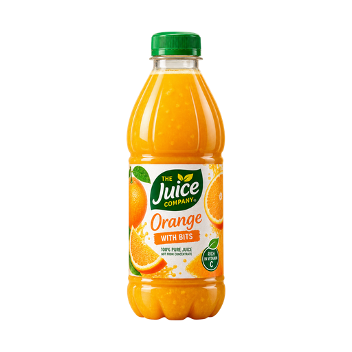 The Juice Company Orange juice with bits — app catalog bottle illustration