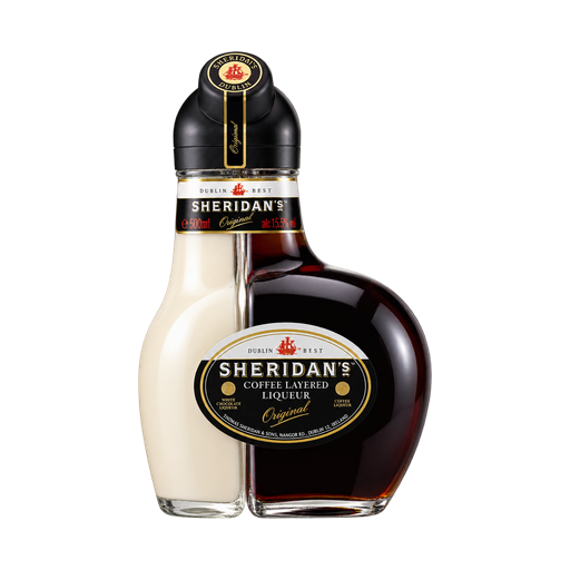 Sheridan's Coffee Layered Liqueur — app catalog bottle illustration