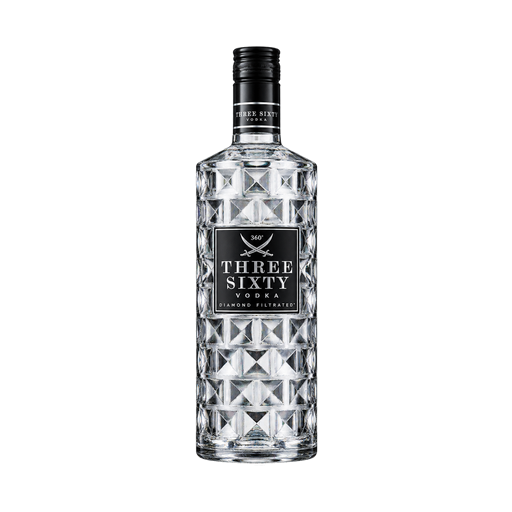 THREE SIXTY — app catalog bottle illustration