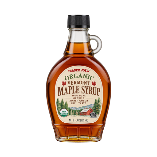 Trader Joe's Organic Vermont Maple Syrup — app catalog bottle illustration