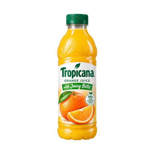 Tropicana Orange Juice with Juicy Bits — app catalog bottle illustration