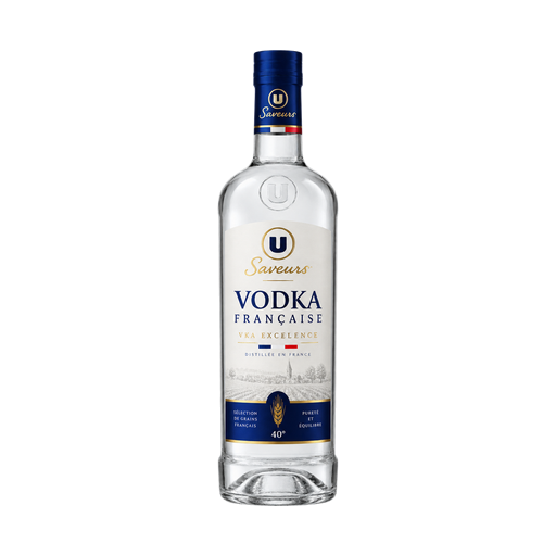 U Saveurs Vodka Française vka excelence 40° — app catalog bottle illustration