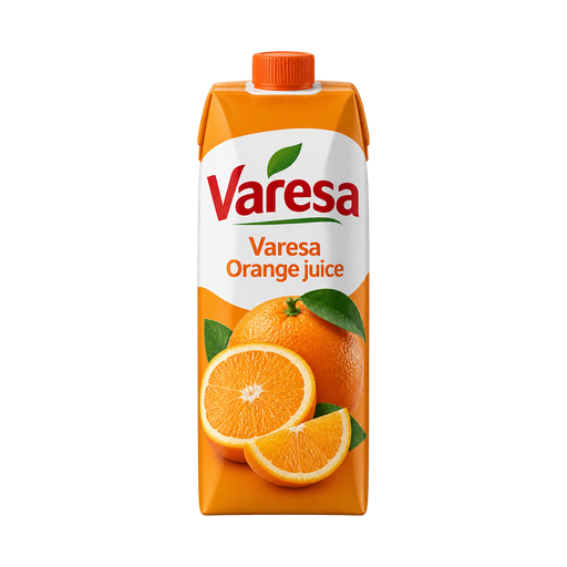 Varesa Orange juice — app catalog bottle illustration