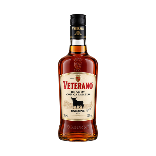 Veterano Brandy con Caramelo — app catalog bottle illustration