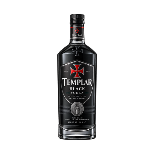 Templar Black Vodka — app catalog bottle illustration