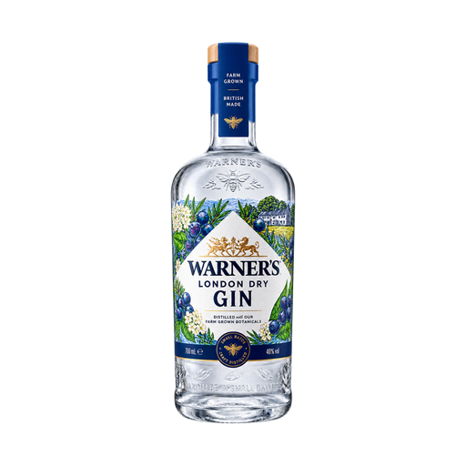 Warner's London Dry Gin — app catalog bottle illustration