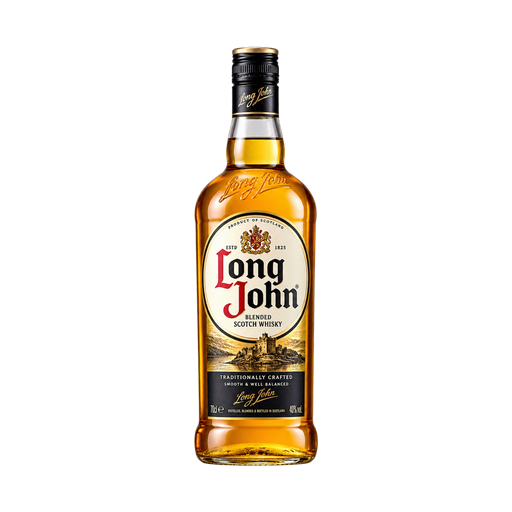 Whisky Ecosse blended sans âge Long John — app catalog bottle illustration