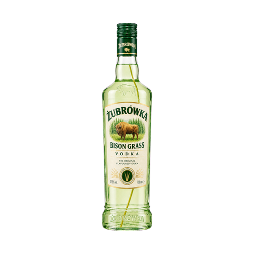 Żubrówka Bison Grass Vodka — app catalog bottle illustration