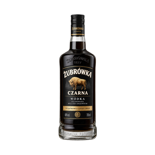zubrowka vodka Czarna — app catalog bottle illustration